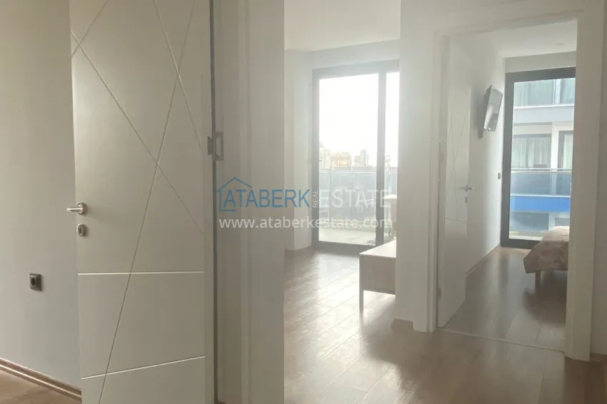 Purchase Turnkey apartment with sea view, first coastal apartment - Alanya, Mahmutlar district 8