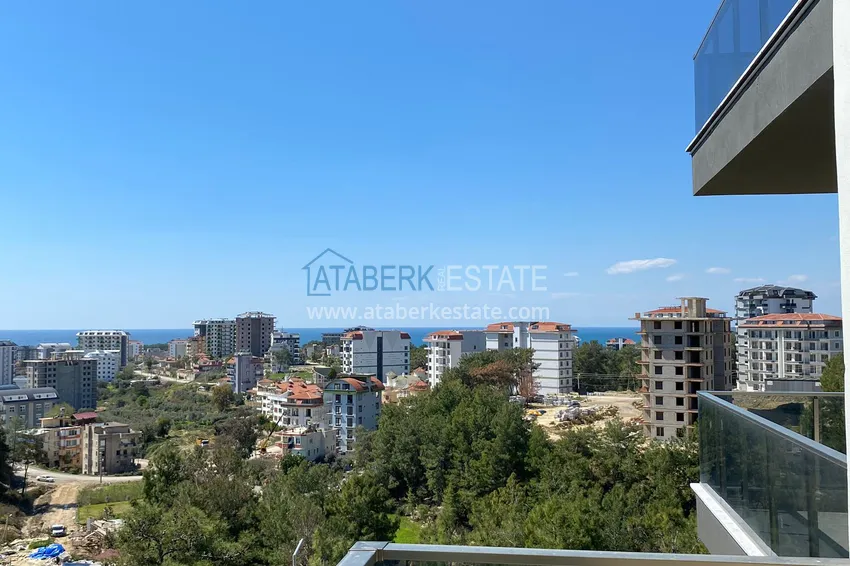 Purchase  New apartment with sea view — new buildings in Alanya, Avsallar district 8 