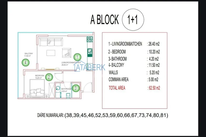 Buy cheap Finished apartment in Mahmutlar from the owner 1 
