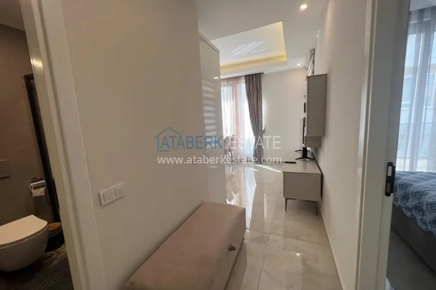 Purchase Furnished one-bedroom apartment for rent in the center of Oba district, Alanya No. 8 1 