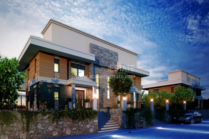 Villa from a developer in a cottage complex in Kargicak, Alanya  2 