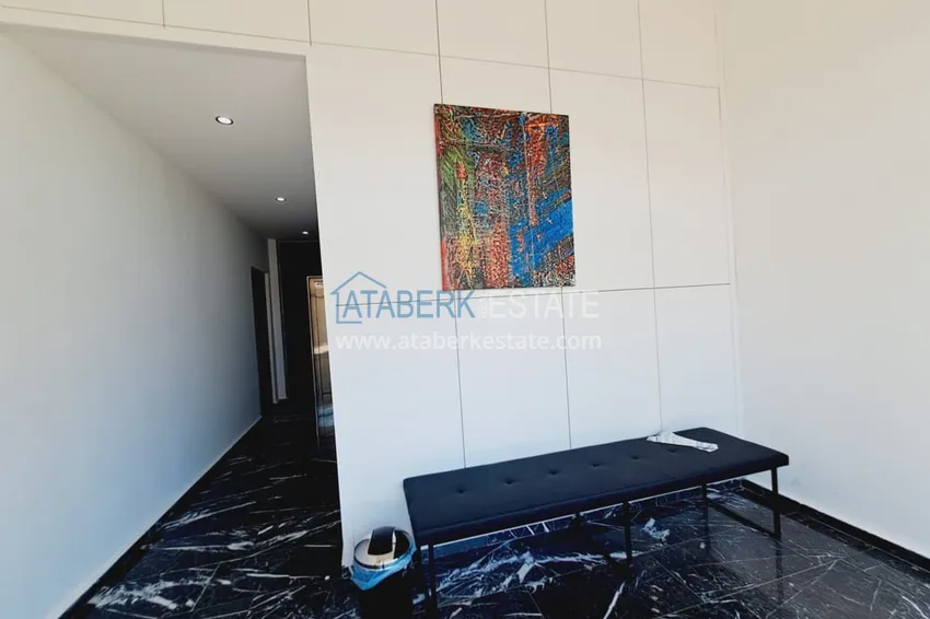 Furnished 1+1 apartment in a new comfort-class complex, Kargicak district — Alanya  11 