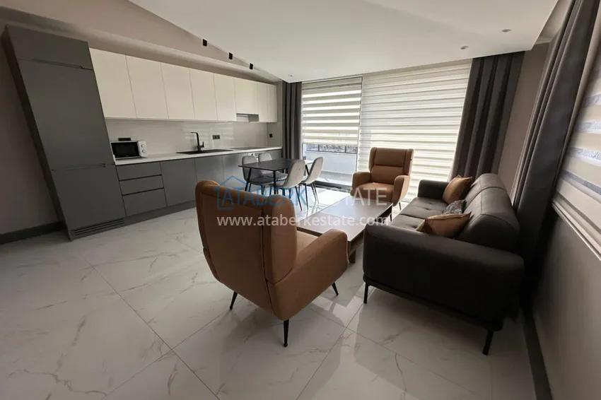Purchase  Two-bedroom apartment with new furniture with sea and mountain views - Alanya center, Cleopatra beach area  2 