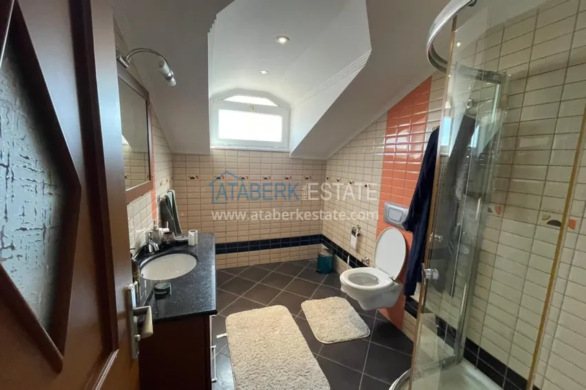 Purchase Real estate for a residence permit! Furnished duplex with panoramic sea views in the picturesque area of Sugozu, Alanya 20