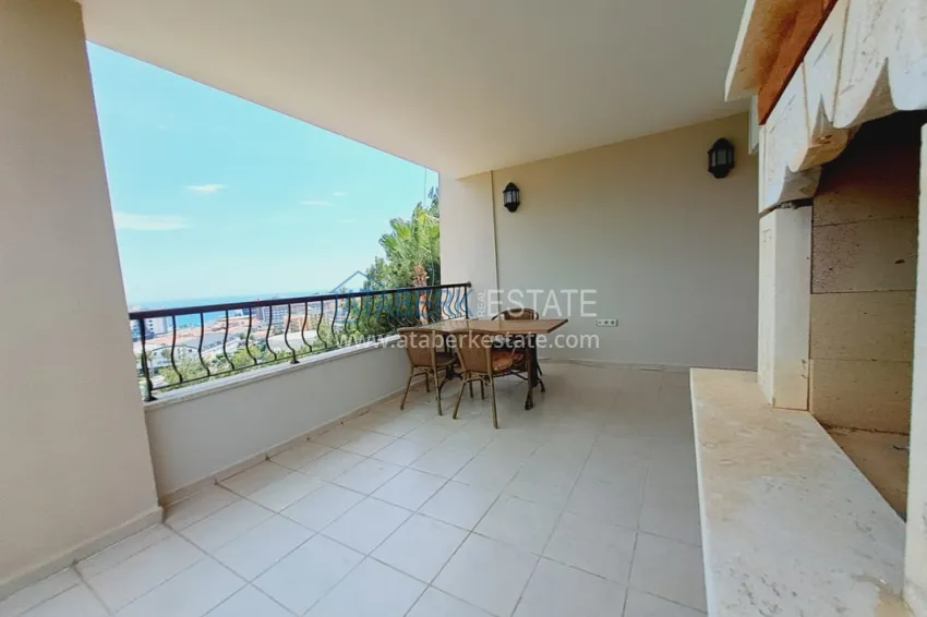 Purchase Duplex apartment with furniture, separate kitchen and sea view - Alanya, Turkler district 17 