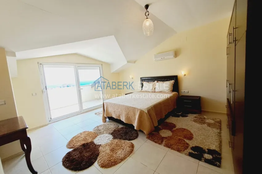 Purchase Duplex apartment with furniture, separate kitchen and sea view - Alanya, Turkler district 22 