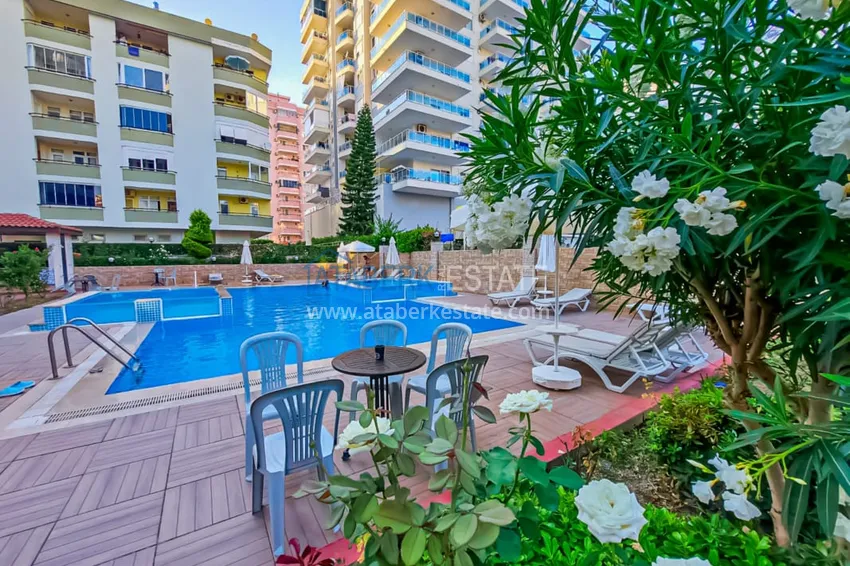 Three-room apartment with furniture and sea views, Mahmutlar area - Alanya 4 