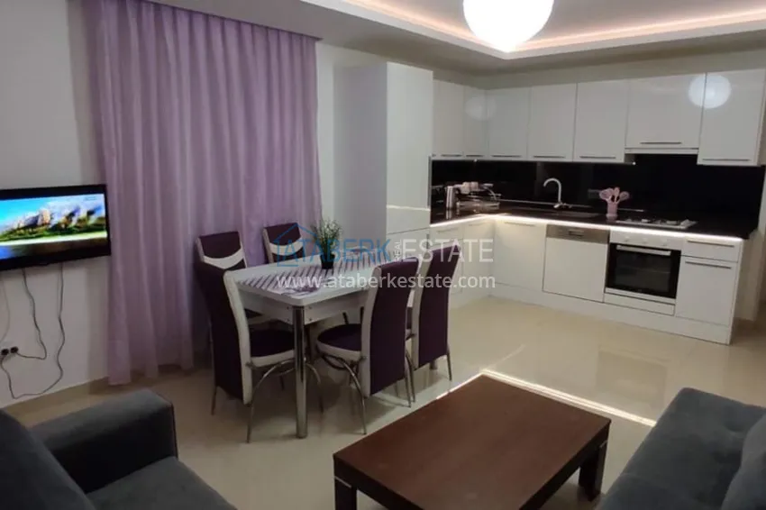 Purchase  Turnkey two-room apartment in the center of Alanya - Cleopatra Beach area 1 