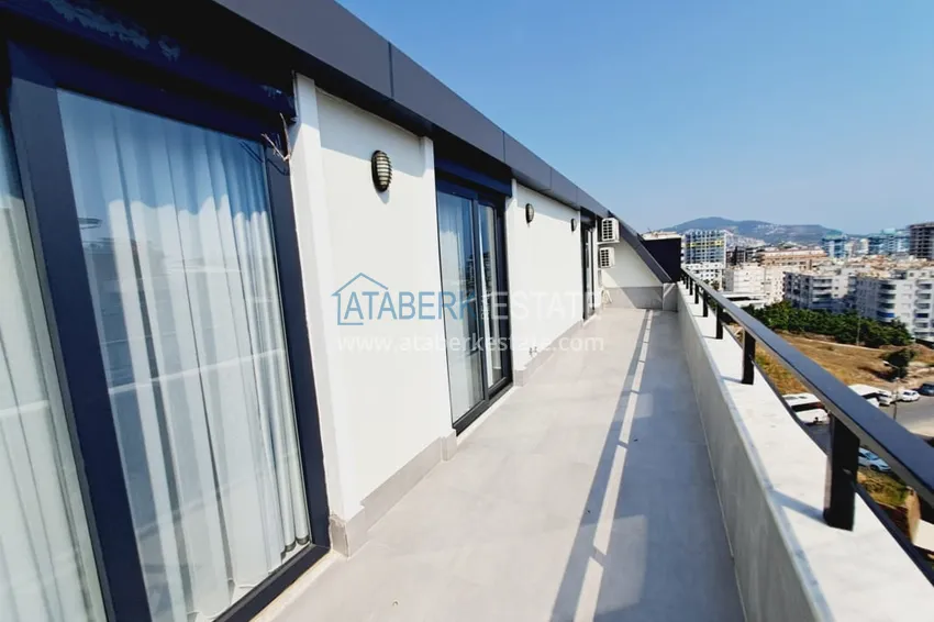 Purchase  Furnished duplex penthouse in a modern new complex — Alanya, Mahmutlar 21 