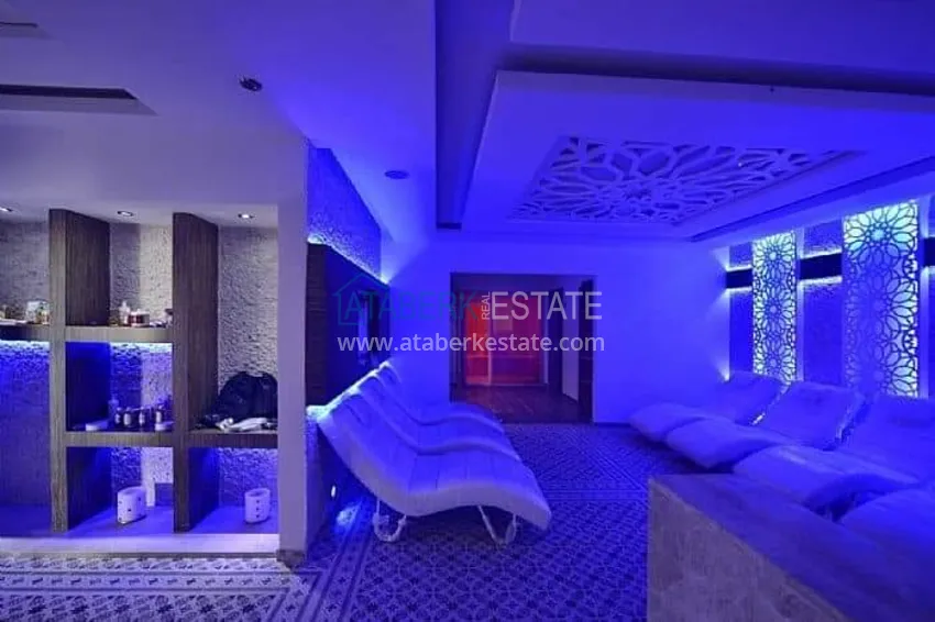 Turnkey one-bedroom apartment in a complex with a hotel concept — Alanya, Avsallar district 26 