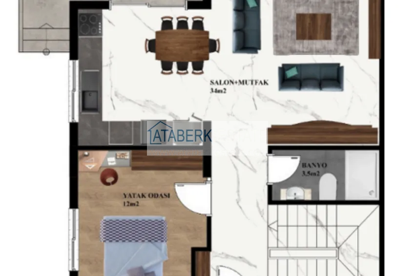 Buy cheap Villa from a developer in a cottage complex in Kargicak, Alanya  2 