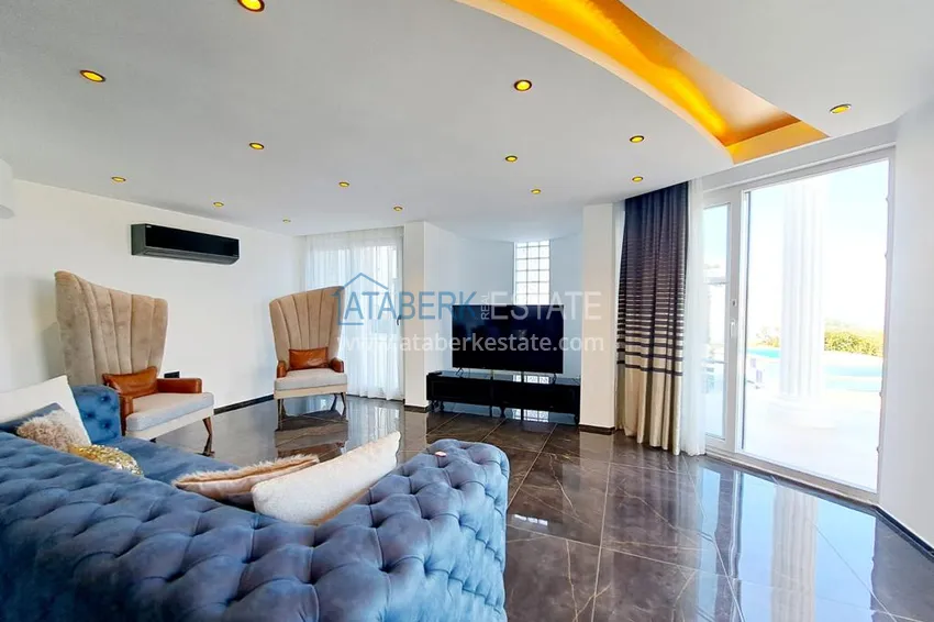 Purchase  Citizenship property. Detached two-storey villa in Alanya, Kargicak district 2 