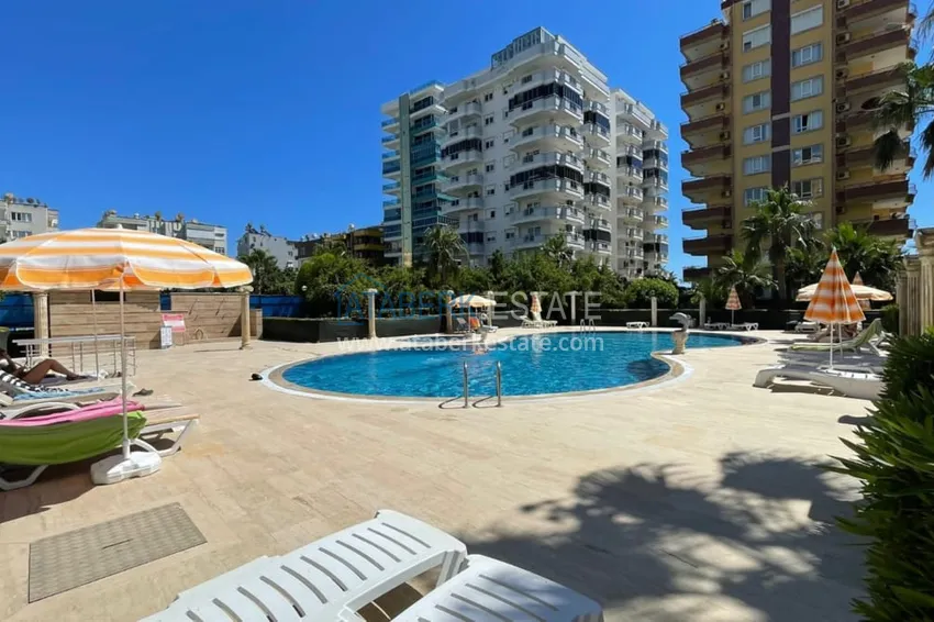 Apartment 2+1 with new furniture and sea view in the complex on the first beach, Mahmutlar - Alanya area 2 
