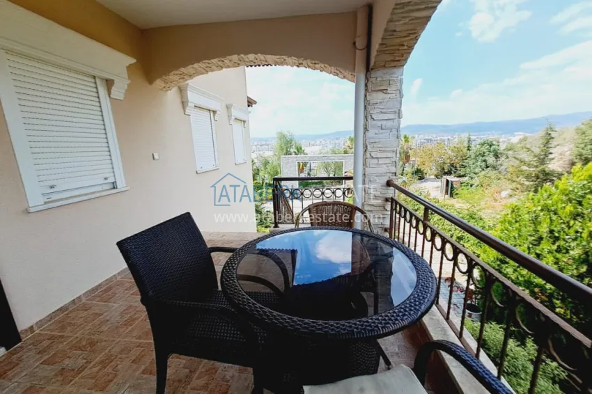 Purchase Duplex apartment with furniture, separate kitchen and sea view - Alanya, Turkler district 3 