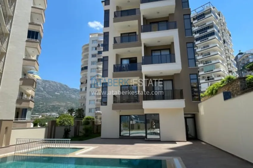 Turnkey one-bedroom apartment with mountain views in a modern residential complex — Alanya, Mahmutlar district 2 