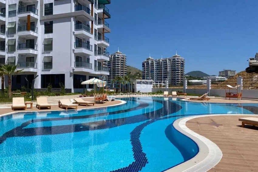 Turnkey apartment with sea and mountain views in a comfort complex - Mahmutlar, Alanya 3