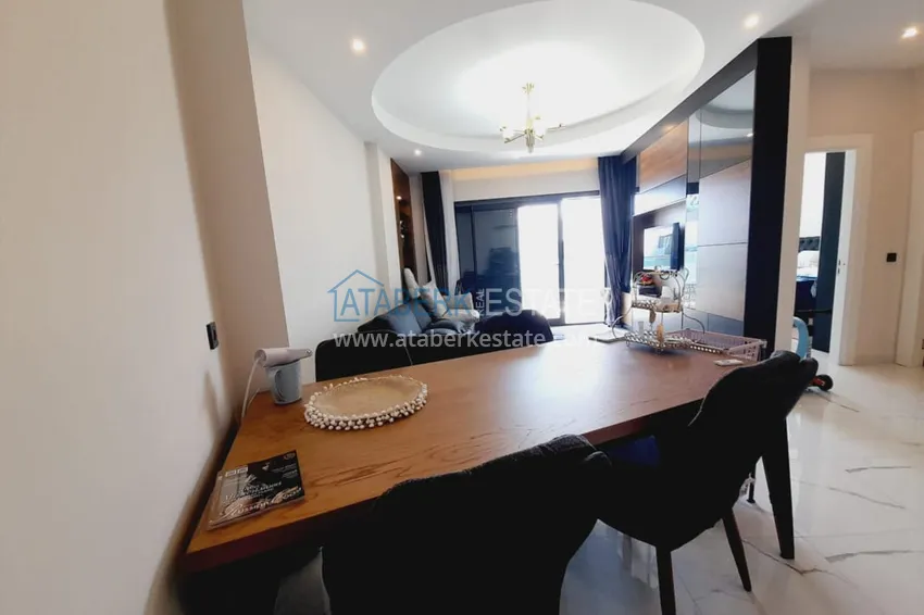 Purchase  1+1 apartment with furniture and sea views in a complex on the beachfront — Alanya, Kargicak district 1 