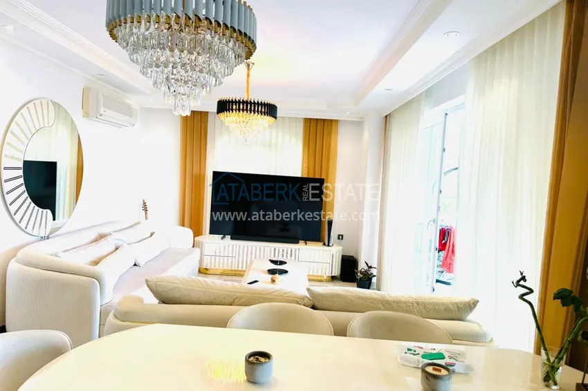 Purchase Real estate for a residence permit! Furnished duplex with panoramic sea views in the picturesque area of Sugozu, Alanya 3