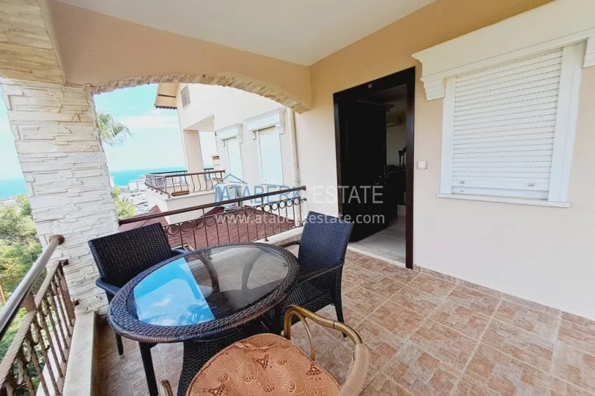 Purchase Duplex apartment with furniture, separate kitchen and sea view - Alanya, Turkler district 4 