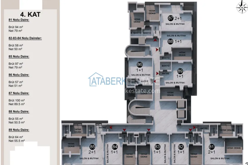 Buy cheap Residential complex under construction on the beachfront in Antalya, Lara - Guzeloba district 4 