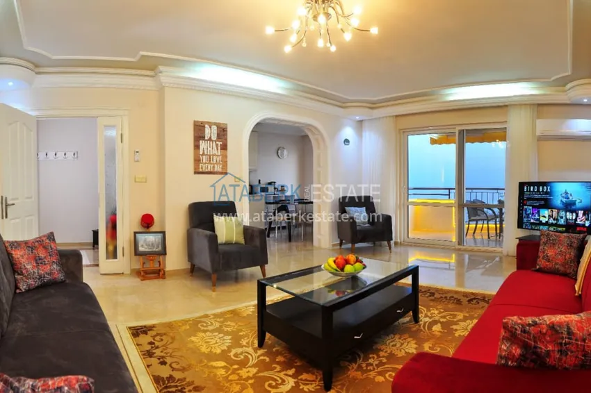 Purchase  Apartment 2+1 with new furniture and sea view in the complex on the first beach, Mahmutlar - Alanya area 4 
