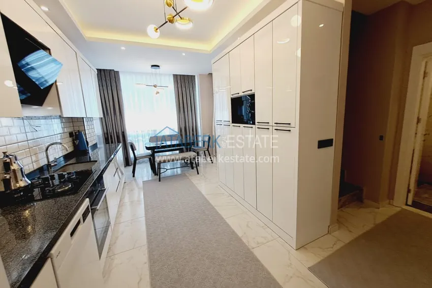 Purchase  Furnished duplex penthouse in a modern new complex — Alanya, Mahmutlar 4 