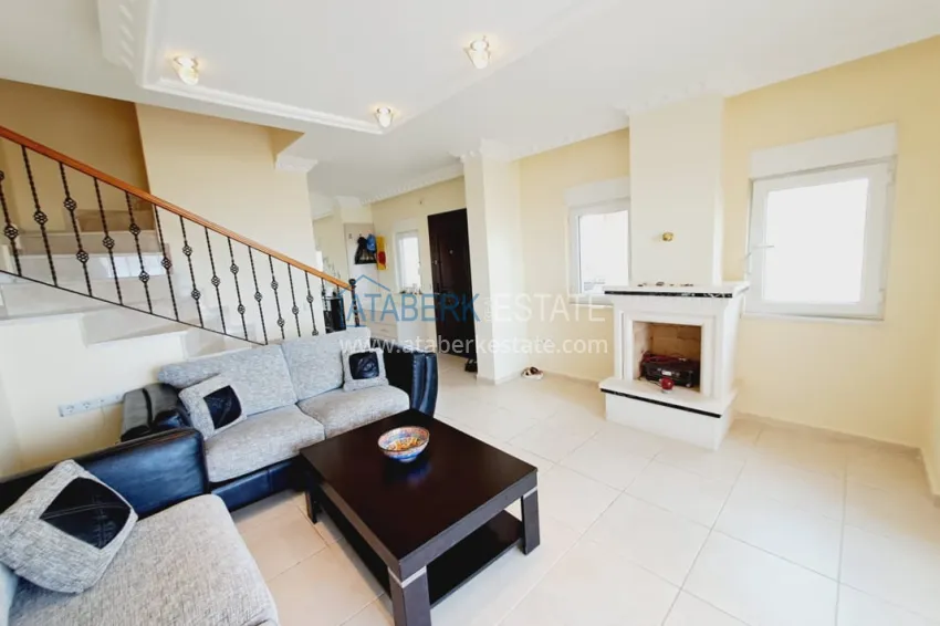 Purchase Duplex apartment with furniture, separate kitchen and sea view - Alanya, Turkler district 6 