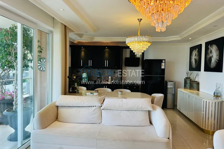 Purchase Real estate for a residence permit! Furnished duplex with panoramic sea views in the picturesque area of Sugozu, Alanya 5