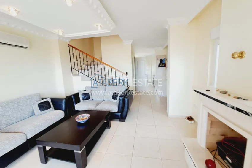 Purchase Duplex apartment with furniture, separate kitchen and sea view - Alanya, Turkler district 7 