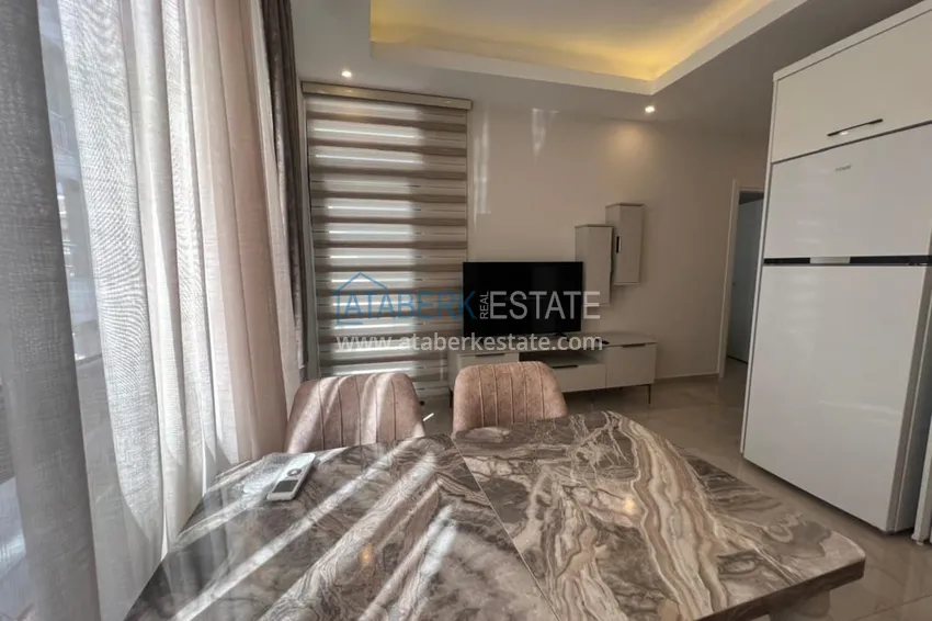 Purchase Furnished one-bedroom apartment for rent in the center of Oba district, Alanya No. 8 6 