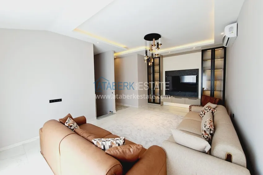 Purchase  Furnished duplex penthouse in a modern new complex — Alanya, Mahmutlar 6 