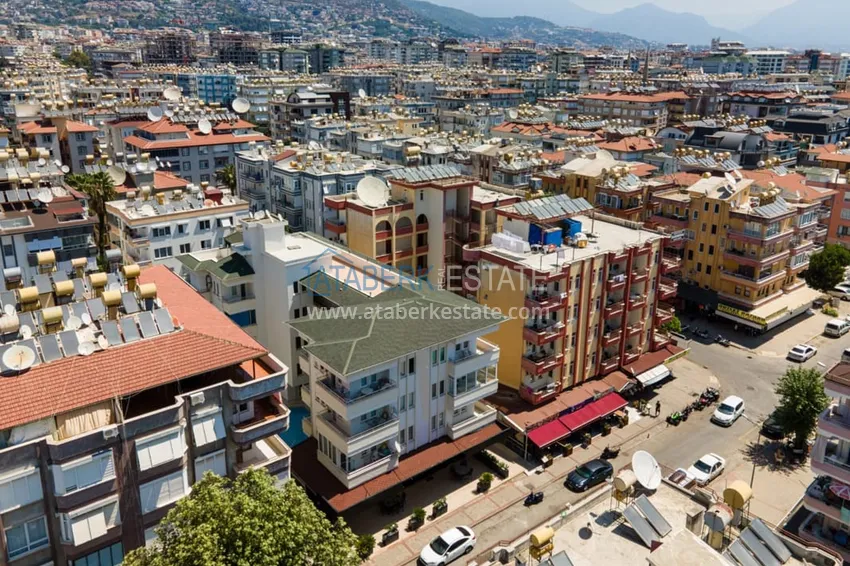 Turnkey one-bedroom apartment with a glazed balcony near Cleopatra Beach - Alanya Center 6 