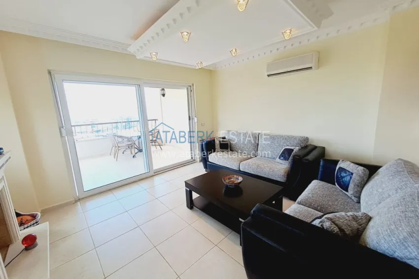 Purchase Duplex apartment with furniture, separate kitchen and sea view - Alanya, Turkler district 8 