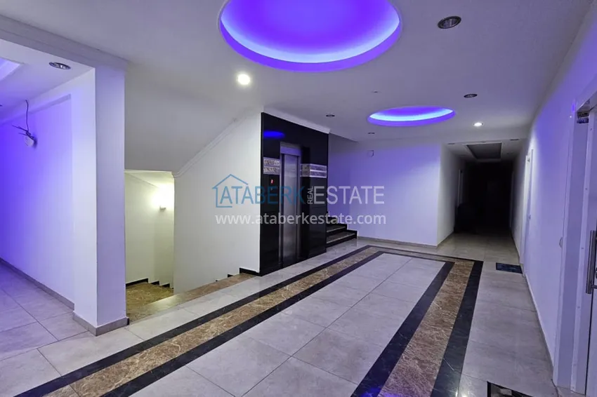 1+1 apartment with furniture and glazed balcony in the center of Alanya - Cleopatra beach area 13 