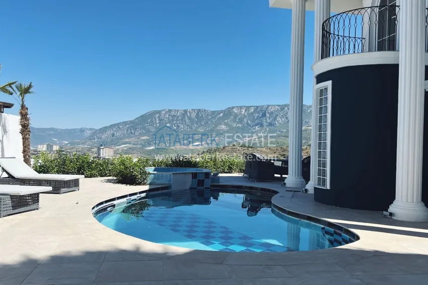 Citizenship property. Detached two-storey villa in Alanya, Kargicak district 7 