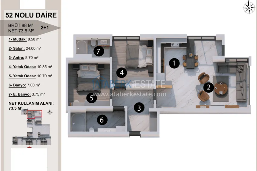 Buy cheap Residential complex under construction on the beachfront in Antalya, Lara - Guzeloba district 14 