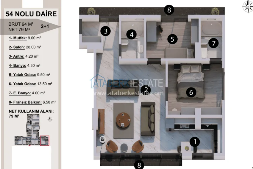 Buy cheap Residential complex under construction on the beachfront in Antalya, Lara - Guzeloba district 16 
