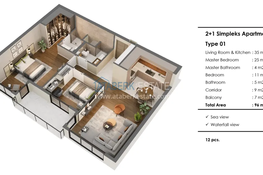 Buy cheap Elite residential complex in Antalya, Lara district. Premium apartments from a world-famous hotel chain 2 