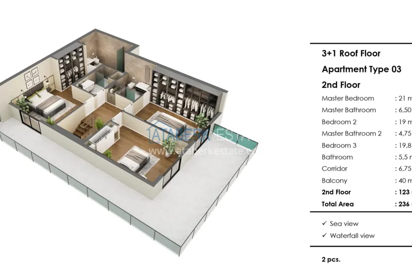 Buy cheap Elite residential complex in Antalya, Lara district. Premium apartments from a world-famous hotel chain 14 