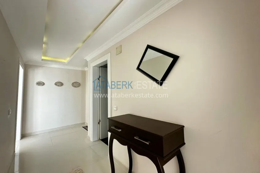 Purchase Duplex penthouse with furniture and sea views. Tosmur District, Alanya 11