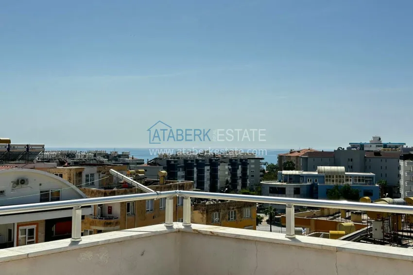 Purchase Duplex penthouse with furniture and sea views. Tosmur District, Alanya 20