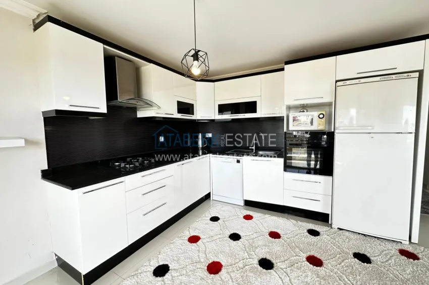 Purchase Duplex penthouse with furniture and sea views. Tosmur District, Alanya 3