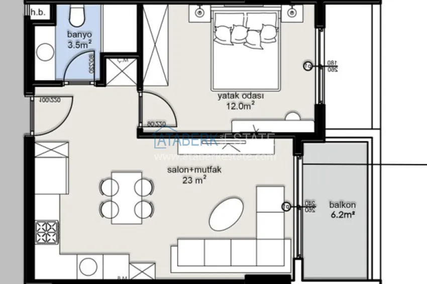 Buy cheap Installment apartments in a comfortable complex — Alanya, Oba 1 