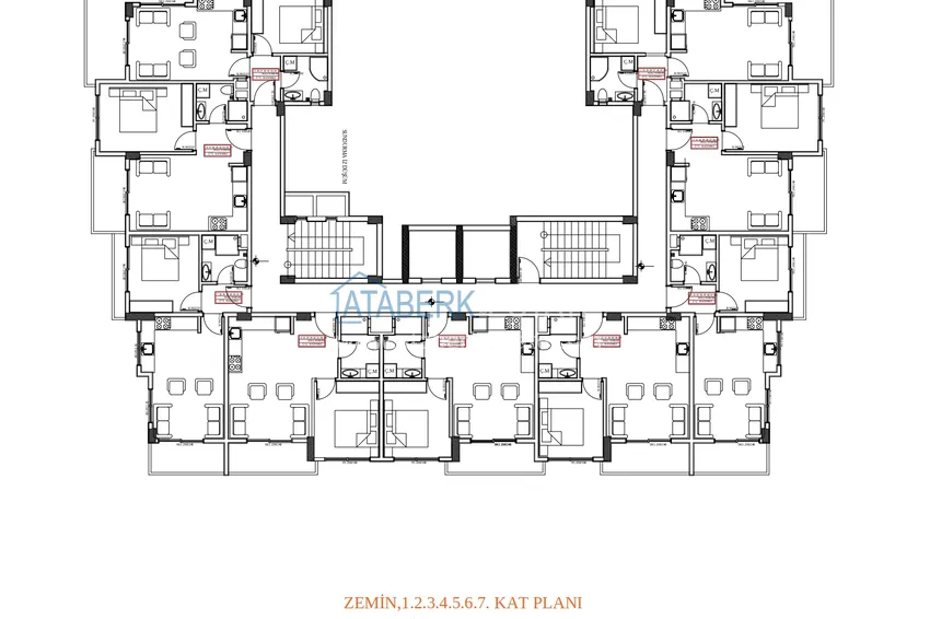 Buy cheap Apartments from an investor in a complex under construction — Alanya, Avsallar district  1 