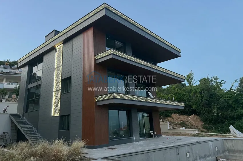 Stylish project at the final stage of construction in Alanya, Kestel district 2 