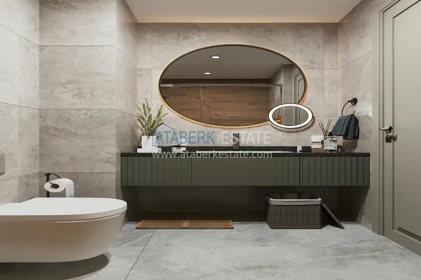 Purchase  A new residential complex project in Oba - Alanya. 3-year installment plan 8 