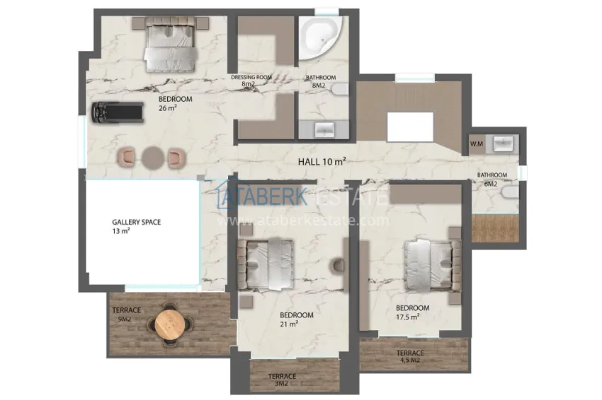 Buy cheap Exclusive project of a private villa in high-tech style in the Kargicak area 2