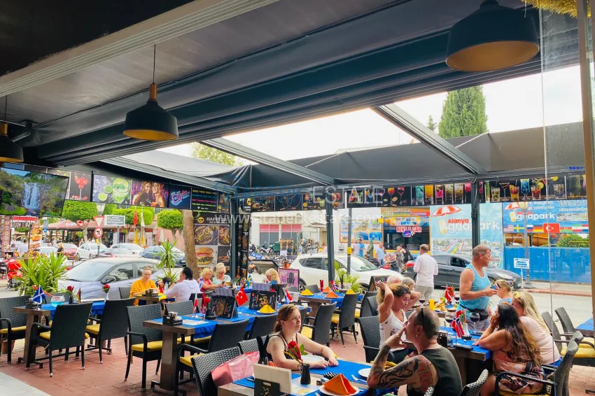 Ready-made Business with Guaranteed Income. Cafe in Alanya City Center, Damlataş District 15 