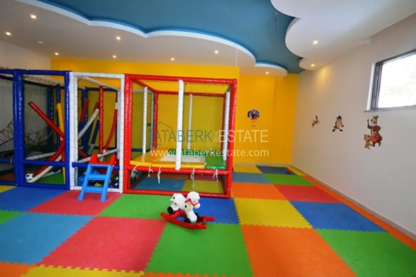 Furnished 2+1 apartment in a complex with infrastructure - Alanya Center 16 