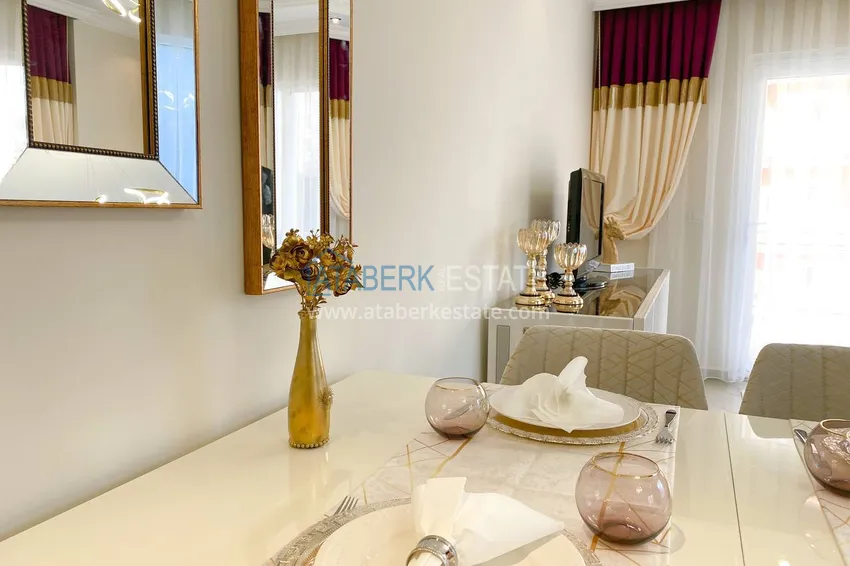 Purchase  A three-room apartment with new furniture in Tosmur, Alanya is an ideal choice for living and relaxing! 10 